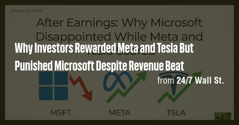 Why Investors Rewarded Meta and Tesla But Punished Microsoft Despite ...