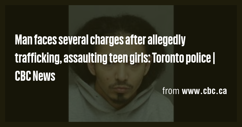 Man faces several charges after allegedly trafficking, assaulting teen ...