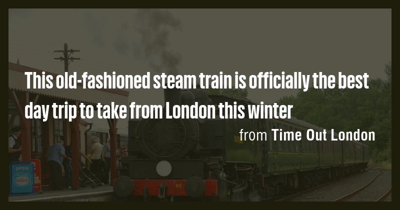 This old-fashioned steam train is officially the best day trip to take ...
