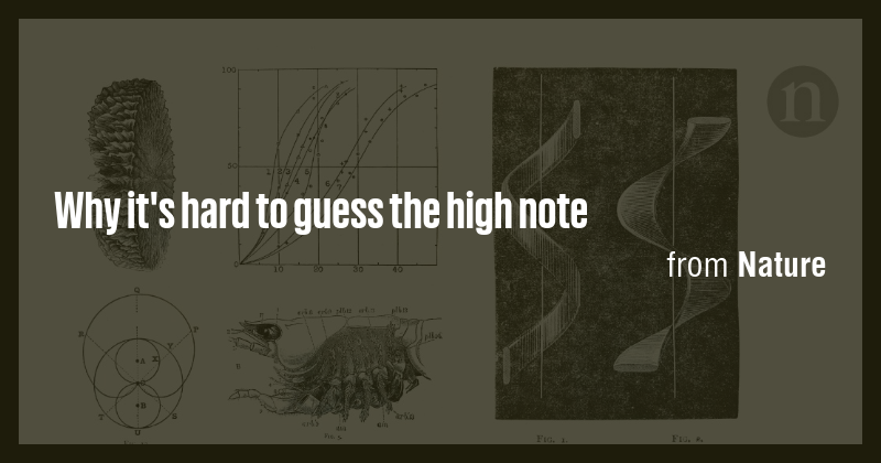 Why it's hard to guess the high note - Briefly