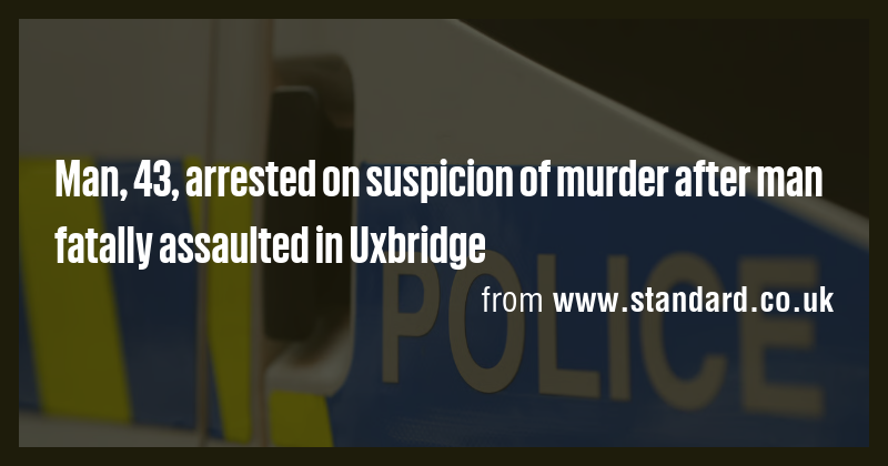Man, 43, arrested on suspicion of murder after man fatally assaulted in ...
