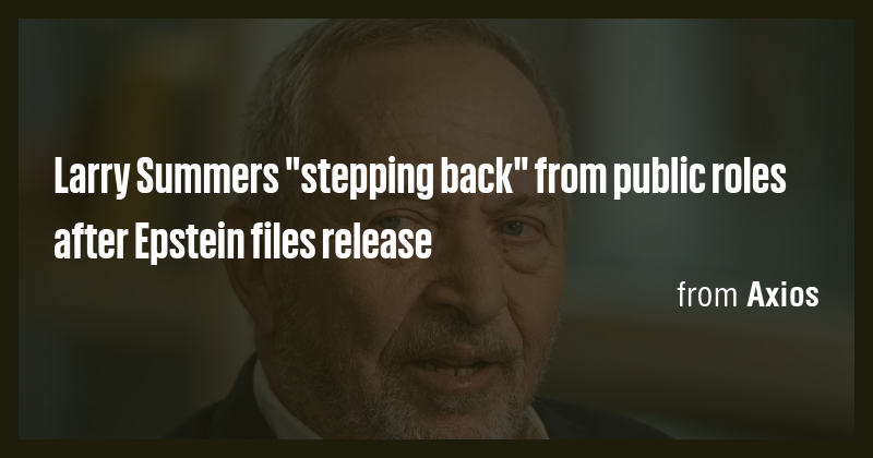 Larry Summers 