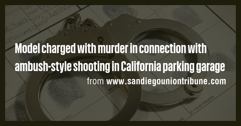 Model charged with murder in connection with ambush-style shooting in ...