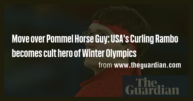 Move over Pommel Horse Guy: USA's Curling Rambo becomes cult hero of ...
