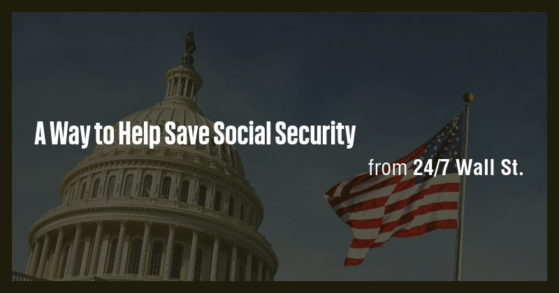 A Way to Help Save Social Security - Briefly