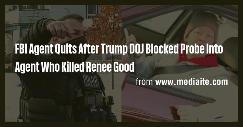 FBI Agent Quits After Trump DOJ Blocked Probe Into Agent Who Killed ...