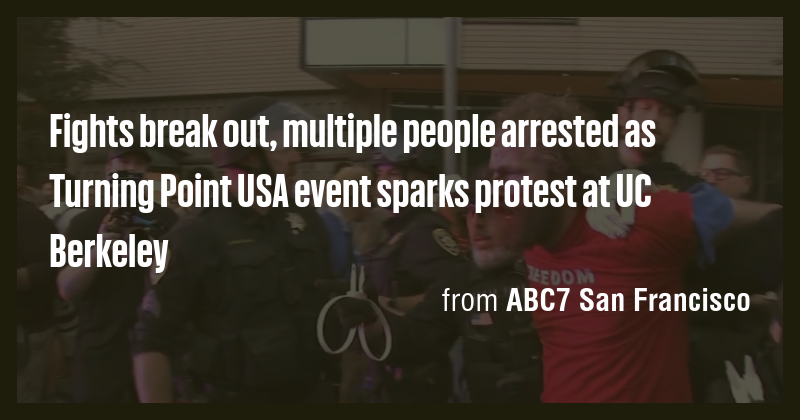 Fights break out, multiple people arrested as Turning Point USA event ...