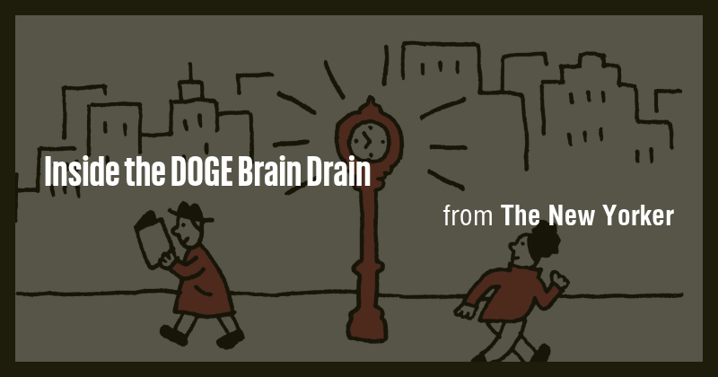 Inside the DOGE Brain Drain - Briefly