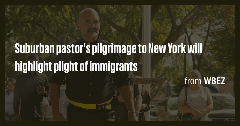 Suburban pastor's pilgrimage to New York will highlight plight of ...
