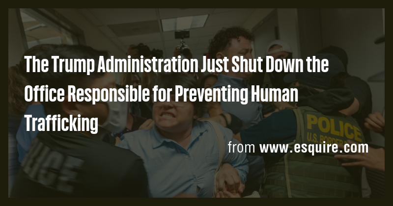 The Trump Administration Just Shut Down the Office Responsible for ...