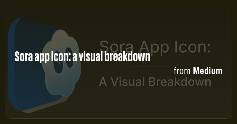 Sora app icon: a visual breakdown - Briefly