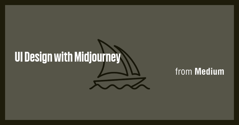 UI Design with Midjourney - Briefly