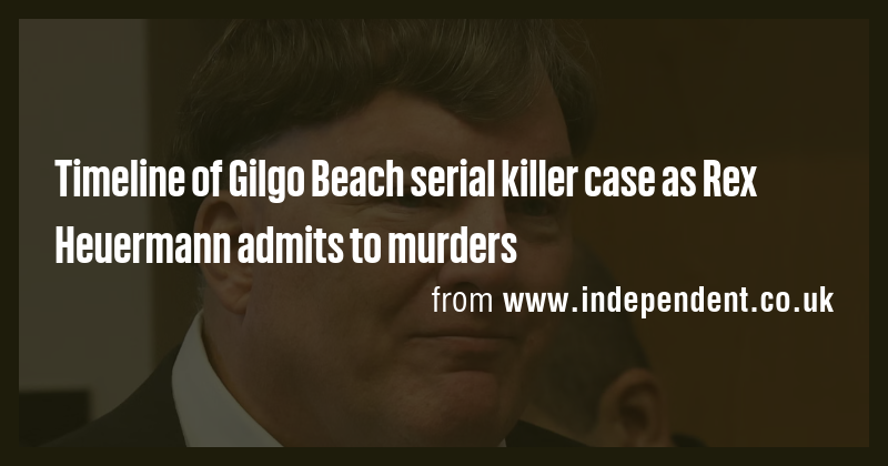 Timeline of Gilgo Beach serial killer case as Rex Heuermann admits to ...