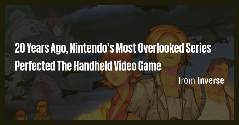 20 Years Ago, Nintendo's Most Overlooked Series Perfected The Handheld ...