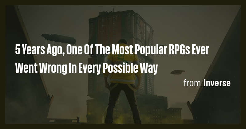 5 Years Ago, One Of The Most Popular RPGs Ever Went Wrong In Every ...
