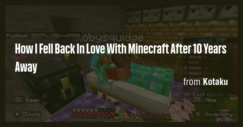 How I Fell Back In Love With Minecraft After 10 Years Away - Briefly