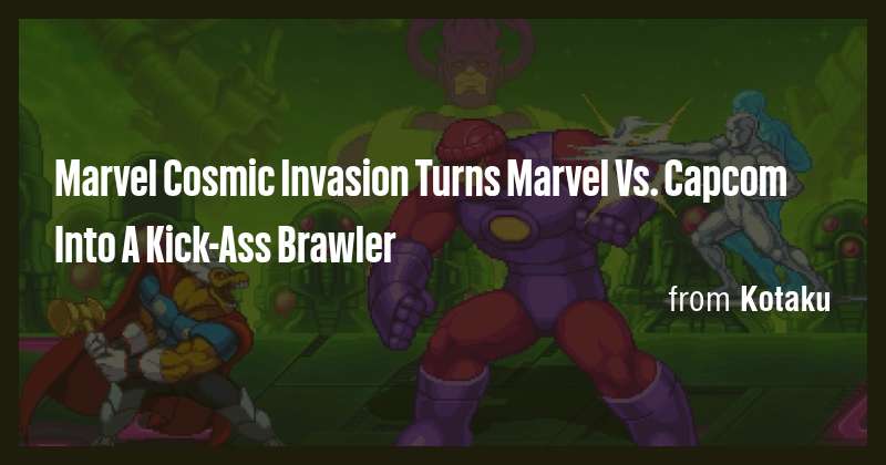 Marvel Cosmic Invasion Turns Marvel Vs. Capcom Into A Kick-Ass Brawler ...
