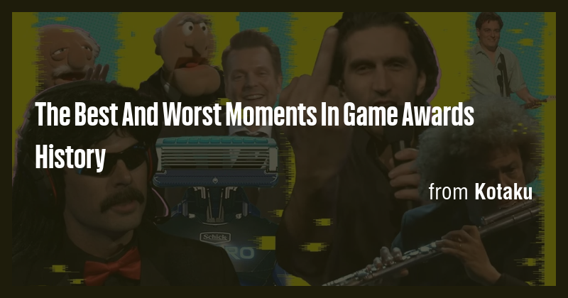 The Best And Worst Moments In Game Awards History - Briefly