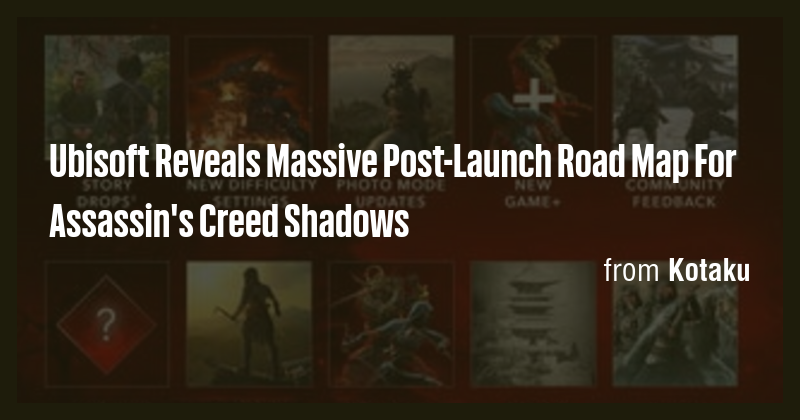 Ubisoft Reveals Massive Post-Launch Road Map For Assassin's Creed ...