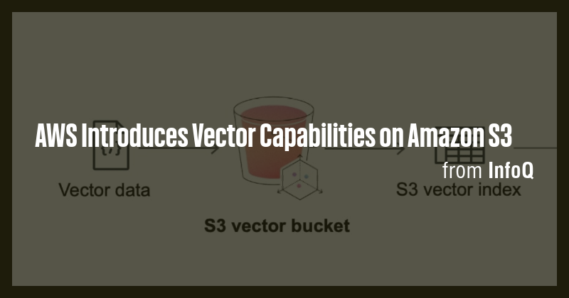 AWS Introduces Vector Capabilities on Amazon S3 - Briefly