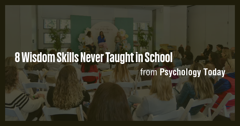 8 Wisdom Skills Never Taught in School - Briefly