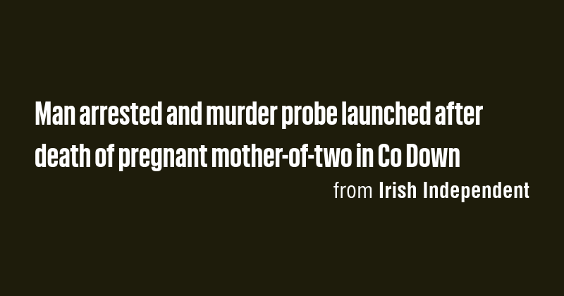 Man arrested and murder probe launched after death of pregnant mother ...