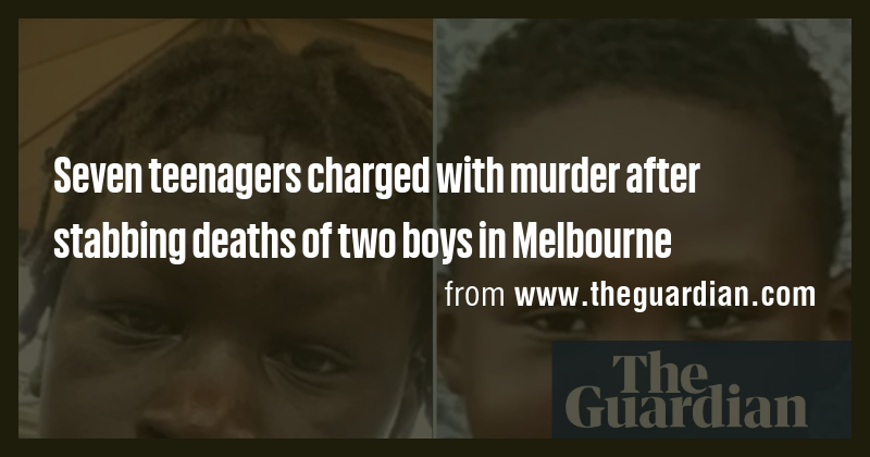 Seven teenagers charged with murder after stabbing deaths of two boys ...